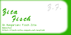 zita fisch business card